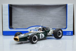 Brabham BT20 Repco #6 D. Hulme British GP 1966 MCG 1:18 MCG18609F Metāls — attēls 6 no 6