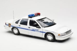 Chevrolet Caprice Cheyenne Policija UT Models 1:18 21025 Metāls — attēls 4 no 6