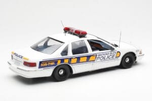 Chevrolet Caprice Watkins Glen Policija UT Models 1:18 21028 Metāls — attēls 2 no 6