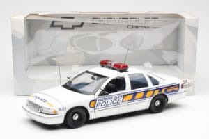 Chevrolet Caprice Watkins Glen Policija UT Models 1:18 21028 Metāls — attēls 6 no 6
