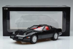 Chevrolet Corvette C4 Melns AUTOart 1:18 71242 Metāls — attēls 8 no 8