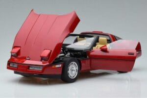 Chevrolet Corvette C4 Sarkans AUTOart 1:18 71241 Metāls — attēls 2 no 8