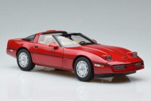 Chevrolet Corvette C4 Sarkans AUTOart 1:18 71241 Metāls — attēls 6 no 8
