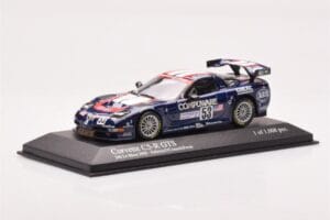 Chevrolet Corvette C5R #53 R. Fellows / J. O'Connell / F. Freon 24 Hours of Le Mans 2003 Minichamps 1:43 400031453 Metāls — attēls 2 no 4