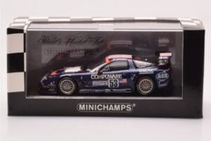 Chevrolet Corvette C5R #53 R. Fellows / J. O'Connell / F. Freon 24 Hours of Le Mans 2003 Minichamps 1:43 400031453 Metāls — attēls 4 no 4