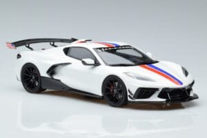 Chevrolet Hennessey Corvette C8 Arctic Balts GT Spirit 1:18 GT317 Sveķi — attēls 4 no 6