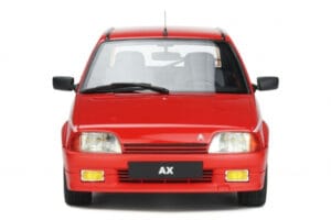 Citroen AX Sport Sarkans Otto 1:18 OT799 Sveķi — attēls 4 no 5