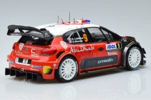 Citroen C3 WRC #9 S. Lefebvre / G. Moreau Tour de Corse 2017 Norev 1:18 181633 Metāls — attēls 2 no 6