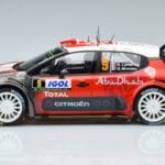 Citroen C3 WRC #9 S. Lefebvre / G. Moreau Tour de Corse 2017 Norev 1:18 181633 Metāls - image 3 of 6