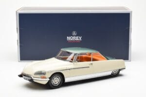 Citroen DS 21 Le Leman Kabriolets Ziloņkaula un Zaļš Norev 1:18 181751 Metāls — attēls 6 no 6