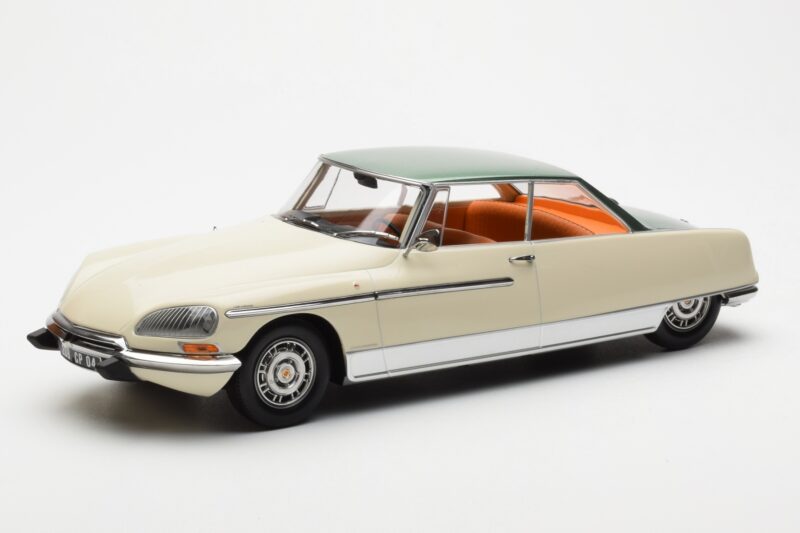 Citroen DS 21 Le Leman Kabriolets Ziloņkaula un Zaļš Norev 1:18