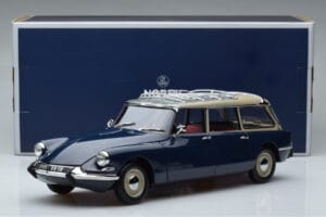 Citroen ID 19 Break Orient Zils Norev 1:18 181770 Metāls — attēls 9 no 9
