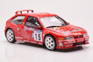 Citroen ZX Kitcar #15 J. Puras / C. Del Barrio Rally Catalunya Costa Brava 1997 Otto 1:18 OT432 Sveķi — attēls 4 no 6