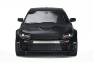 Dodge Charger SRT Hellcat Widebody Melns GT Spirit 1:18 GT301 Sveķi — attēls 4 no 5