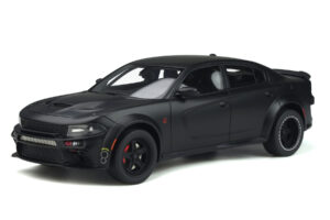 Dodge Charger SRT Hellcat Widebody Melns GT Spirit 1:18