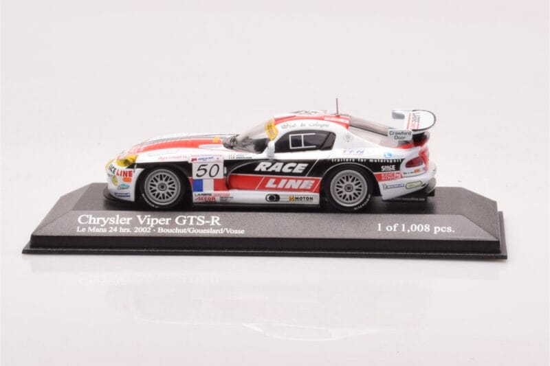 Dodge Viper GTS-R #50 C. Bouchut / Goueslard / Vosse 24 Hours of Le Mans 2002 Minichamps 1:43