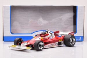 Ferrari 312 T2B #12 C. Reutemann Swedish GP 1977 MCG 1:18 MCG18625F Metāls — attēls 6 no 6