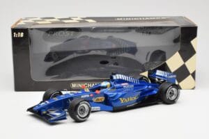 Prost AP03 Peugeot #15 N. Heidfeld F1 Showcar 2000 Minichamps 1:18 180000085 Sveķi — attēls 6 no 6