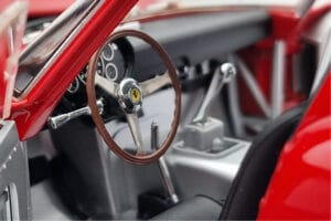 Ferrari 250 GTO #22 24 Hours of Le Mans 1962 Kyosho 1:18 08438B Metāls — attēls 8 no 10
