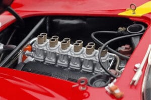 Ferrari 250 GTO #22 24 Hours of Le Mans 1962 Kyosho 1:18 08438B Metāls — attēls 9 no 10