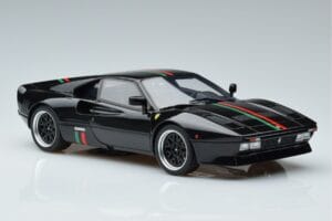 Ferrari 288 GTO Melns GT Spirit 1:18 GT876 Sveķi — attēls 4 no 6