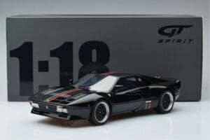 Ferrari 288 GTO Melns GT Spirit 1:18 GT876 Sveķi — attēls 6 no 6