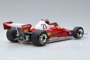 Ferrari 312 T2 B #21 G. Villeneuve Canadian GP 1977 MCG 1:18 MCG18623F Metāls — attēls 2 no 6