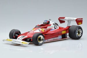 Ferrari 312 T2 B #21 G. Villeneuve Canadian GP 1977 MCG 1:18 MCG18623F Metāls