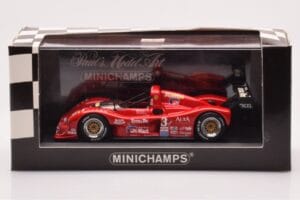 Ferrari 333 SP #3 Y. Dalmas / S. Johansson / Evans / Velez Sebring 12 Hours Winner 1997 Minichamps 1:43 430977603 Metāls — attēls 4 no 4