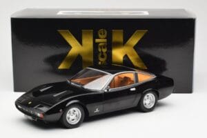 Ferrari 365 GTC4 Melns KK-Scale 1:18 180284 Metāls — attēls 6 no 6