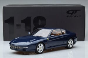 Ferrari 456 GT Zils GT Spirit 1:18 GT239 Sveķi — attēls 6 no 6