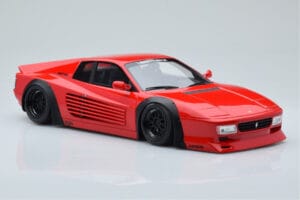 Ferrari 512 TR LBWK Liberty Walk Sarkans GT Spirit 1:18 GT423 Sveķi — attēls 4 no 6