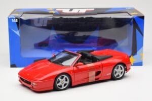 Ferrari F355 Spider Sarkans UT Models 1:18 180074030 Metāls — attēls 6 no 6