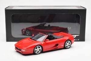 Ferrari F355 Spider Sarkans GT Spirit 1:18 GT453 Sveķi — attēls 6 no 6
