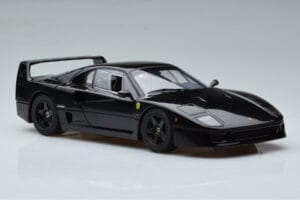 Ferrari F40 Lightweight Melns Kyosho 1:18 08412BK Metāls — attēls 8 no 12