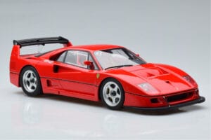 Ferrari F40 LM Sarkans GT Spirit 1:18 GT388 Sveķi — attēls 4 no 6