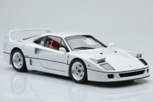 Ferrari F40 Pērļu Balts Kyosho 1:18 08416PW-G Metāls — attēls 6 no 8