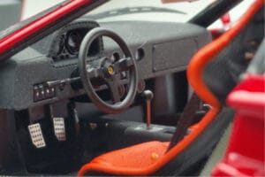 Ferrari F40 Sarkans Metaliks Asia Exclusive Kyosho 1:18 08416RM-G Metāls — attēls 12 no 14