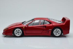 Ferrari F40 Sarkans Metaliks Asia Exclusive Kyosho 1:18 08416RM-G Metāls — attēls 5 no 14