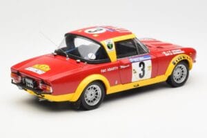 Fiat 124 Abarth #3 Barbasio / Sodano East African Safari Rally 1974 Sun Star 1:18 4952 Metāls — attēls 3 no 8