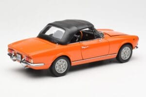 Fiat 124 BS Oranžs Sun Star 1:18 4906 Metāls — attēls 3 no 8