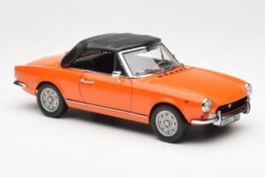 Fiat 124 BS Oranžs Sun Star 1:18 4906 Metāls — attēls 6 no 8