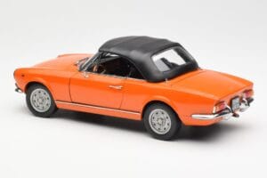 Fiat 124 BS Oranžs Sun Star 1:18 4906 Metāls — attēls 7 no 8