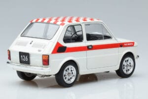 Fiat 126 Abarth Balts MCG 1:18 MCG18325 Metāls — attēls 2 no 6