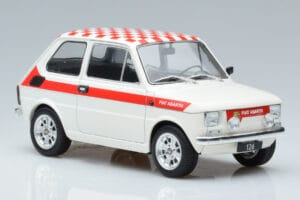 Fiat 126 Abarth Balts MCG 1:18 MCG18325 Metāls — attēls 4 no 6