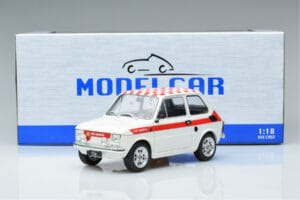 Fiat 126 Abarth Balts MCG 1:18 MCG18325 Metāls — attēls 6 no 6