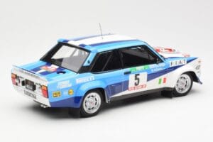 Fiat 131 Abarth #5 Team Fiat Works Rally Portugal 1980 Kyosho 1:18 08376A Metāls — attēls 3 no 8