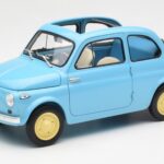 Fiat Nuova 500 Celeste Zils Kyosho 1:18