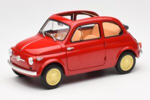 Fiat Nuova 500 Coral Sarkans Kyosho 1:18