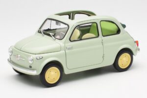 Fiat Nuova 500 Clear Zaļš Kyosho 1:18
